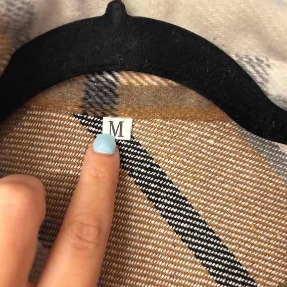 Shein Plaid Shacket - Picture 5 of 5